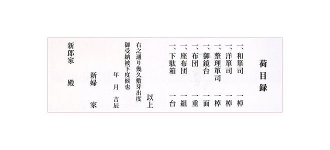 荷目録